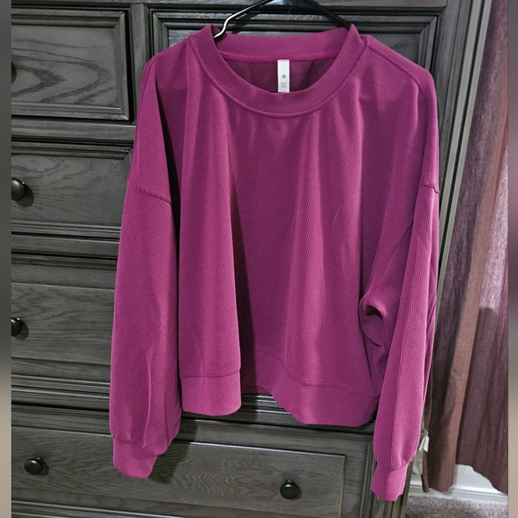 Lululemon Softstreme Ribbed Crop Crew - Picture 4 of 9